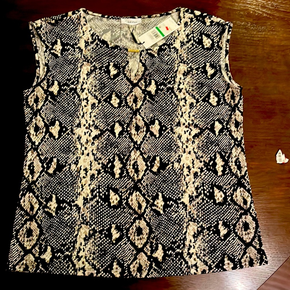 Calvin Klein snake print top